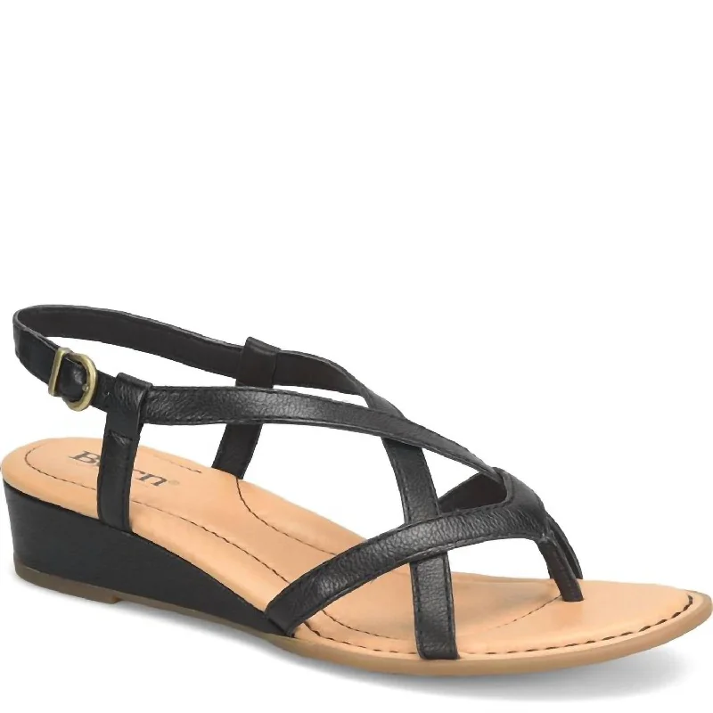 Casual Chic Women's Sybil Sandals In Black
