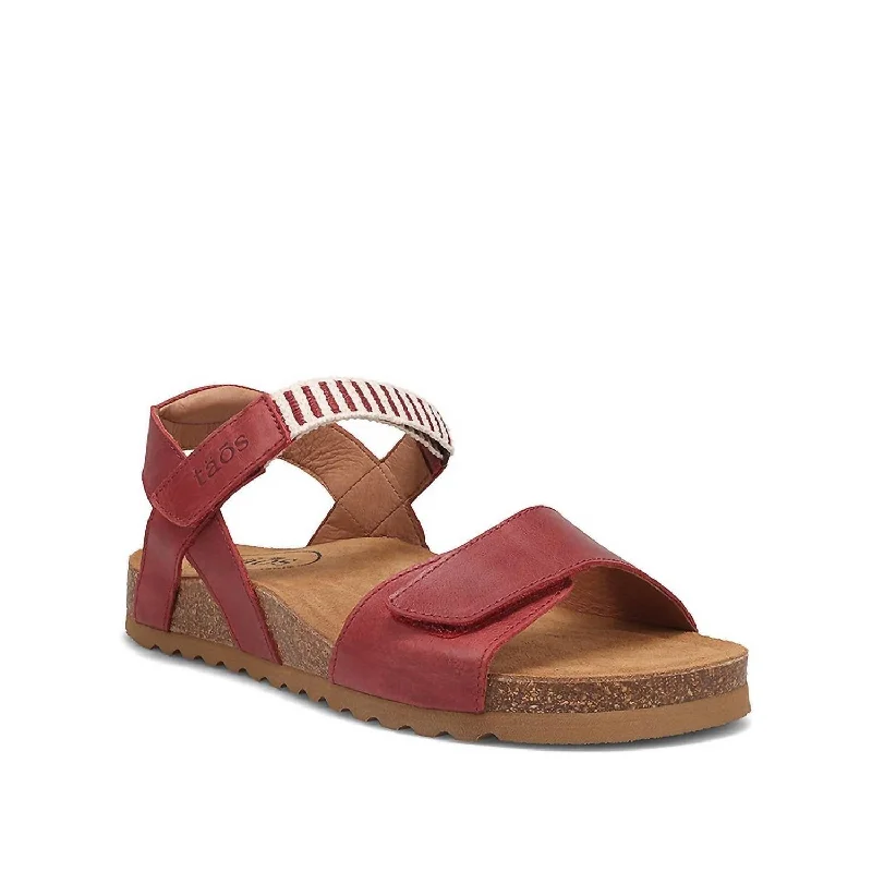 Comfortable Work Shoes Women's Symbol Sandal In Currant