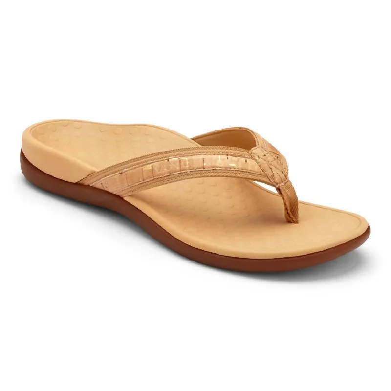 Cool Prices Women's Tide Ii Sandal - Medium Width In Gold Cork