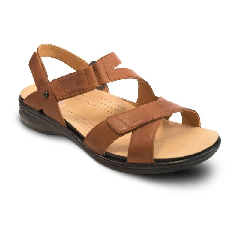 Snag Fabulous Fashion Bargains Women's Zanzibar Adjustable Sandal - Medium Width In Cognac