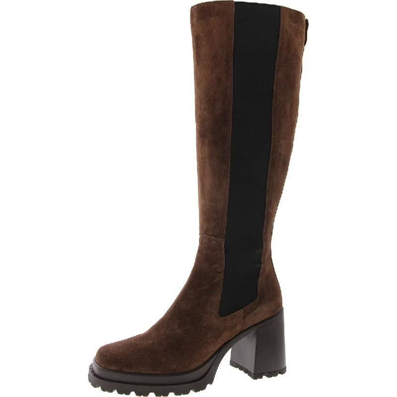 Season Sale Alesti Womens Tall Block Heel Over-The-Knee Boots