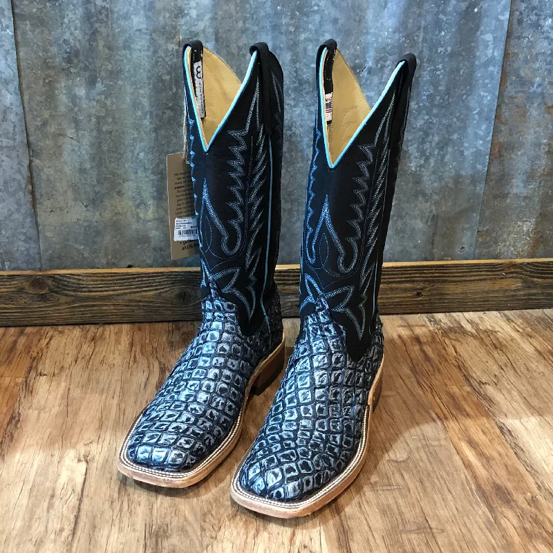 Absurdly Cheap Sale Anderson Bean Women's Blue Steel Baby Bass Boots