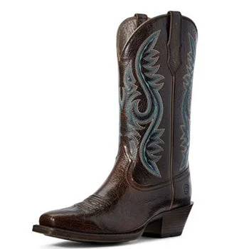 Top Deals Ariat Chocolate Chip Sundown Snip Square Toe Boots