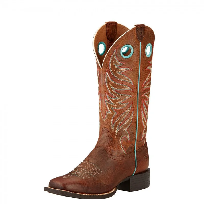 Best Shoe Deals Ariat Women's Square Toe "Round-Up Ryder"