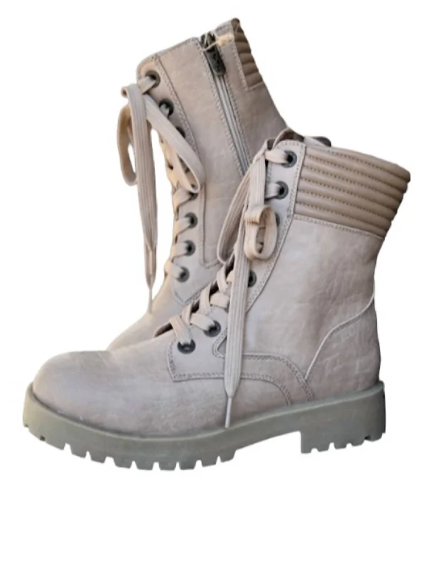 Summer Deals Athena Beach Waves Recycled Boot In Almond