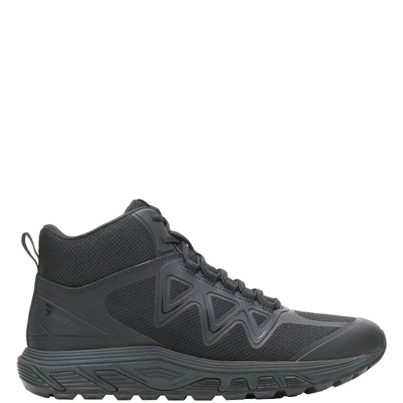 Ends Soon Bates Rush Mid E01140 Womens Black Mesh Lace Up Tactical Boots