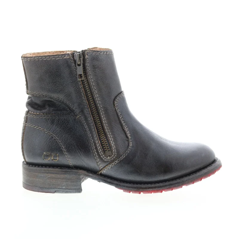 Budget Saver Bed Stu Eiffel F315403 Womens Black Leather Zipper Casual Dress Boots
