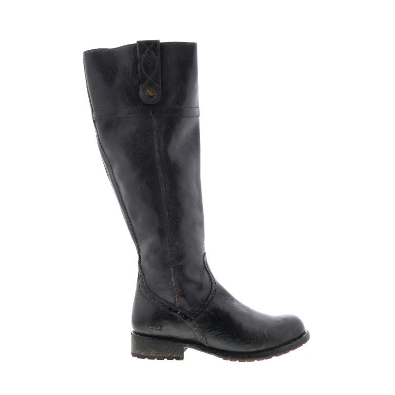 Luxury Casual Footwear Bed Stu Jacqueline Wide Calf F311034 Womens Black Leather Knee High Boots Luxury Casual Footwear Bed Stu Jacqueline Wide Calf F311034 Womens Black Leather Knee High Boots