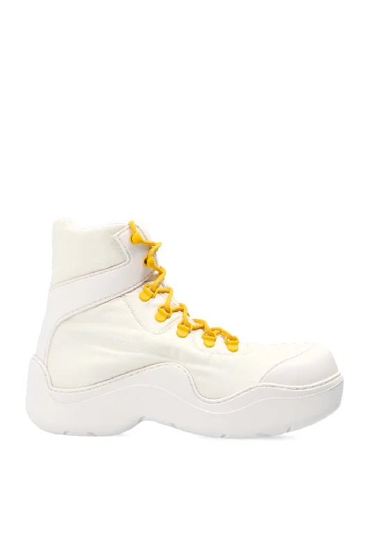 Chic Styles Bottega Veneta New Women's Boots Shoes In White