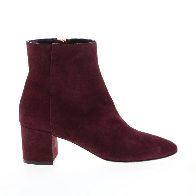 Fashionable Casual Shoes Sale Bruno Magli Vinny BW2VINJ1 Womens Red Suede Zipper Casual Dress Boots Fashionable Casual Shoes Sale Bruno Magli Vinny BW2VINJ1 Womens Red Suede Zipper Casual Dress Boots