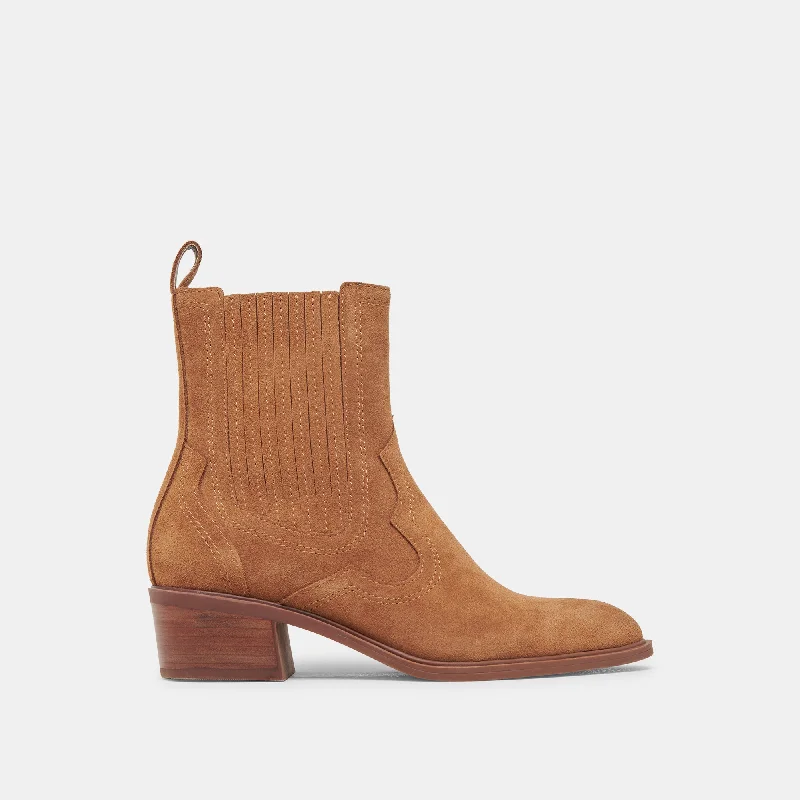 Trend Forward Threads BRYLEE H2O BOOTIES BROWN SUEDE