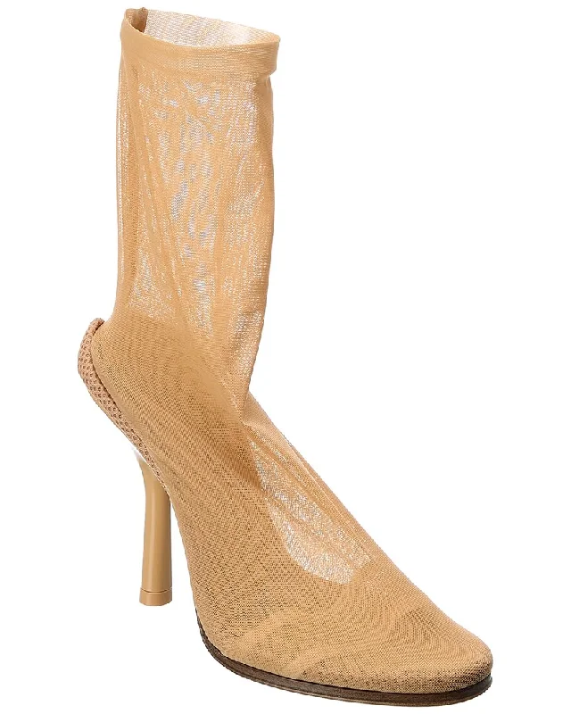 Luxury Shoes Clearance Burberry Stretch Tulle Sock Boot