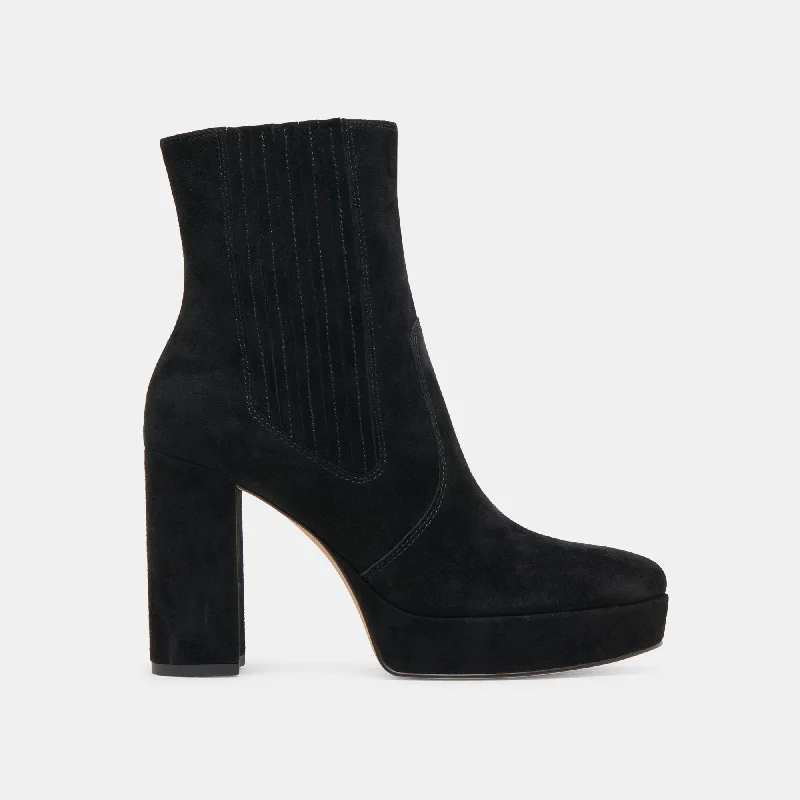 Snag Fabulous Fashion Bargains CINNY BOOTS ONYX SUEDE