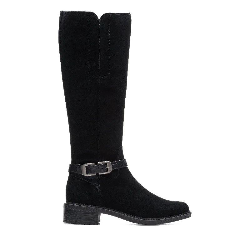 Exclusive Sale Clarks Maye Aster in Black Suede