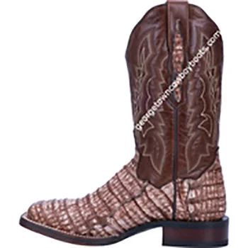 Discount Extravaganza Dan Post Women's Veronica Caiman Tan Cowgirl Boot