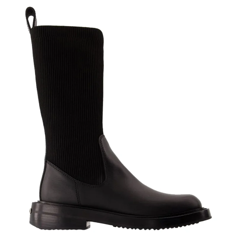 Non-Slip Shoes Sale Detroit Sock Boots - Alexander Wang - Leather - Black