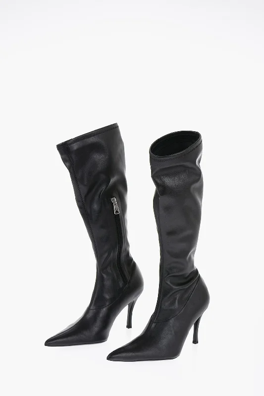All-Season Shoes Discount Diesel Vegan Leather D-Venus Kbt Boots With Pointed Toe