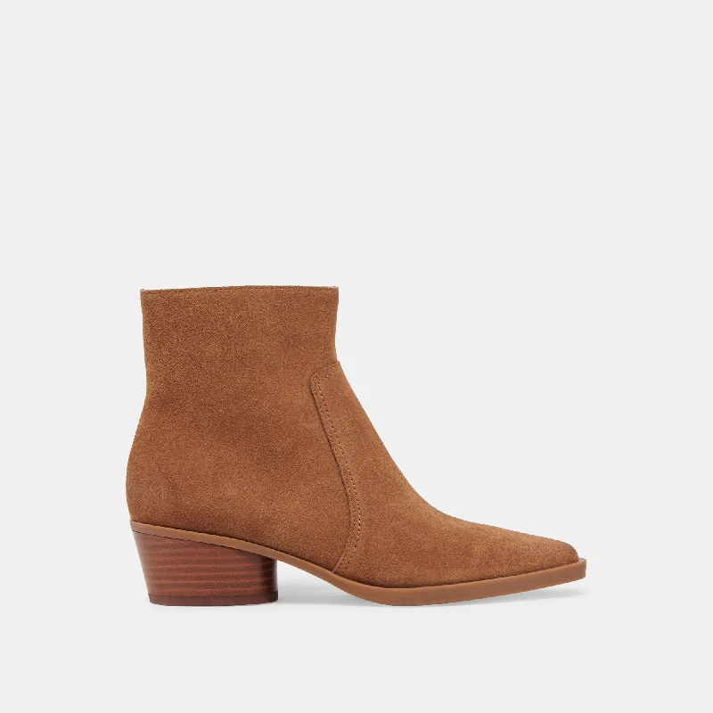 Unbeatable Deals FAHARI H2O WIDE BOOTIES BROWN SUEDE