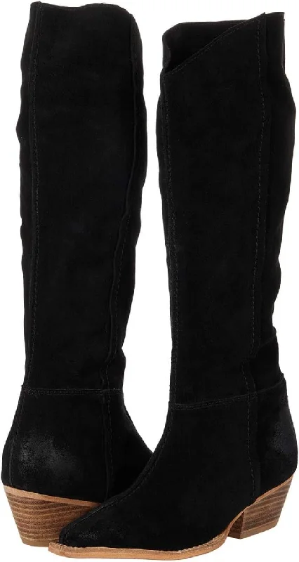 Exclusive Designer Style Deals Free People Women's Sway Low Slouch Boot, Black