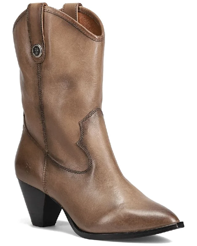 Comfortable Stretch Shoes Promotion Frye June Leather Western Boot
