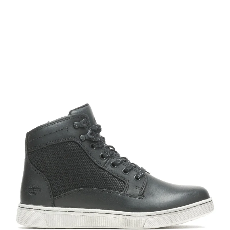 Durable Dress Shoes Promotion Harley-Davidson Adaley Lace D83417 Womens Black Leather Motorcycle Boots