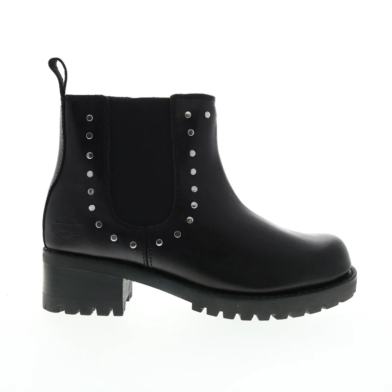 High-End Casual Shoes Harley-Davidson Ashby Pull On D84717 Womens Black Leather Motorcycle Boots High-End Casual Shoes Harley-Davidson Ashby Pull On D84717 Womens Black Leather Motorcycle Boots
