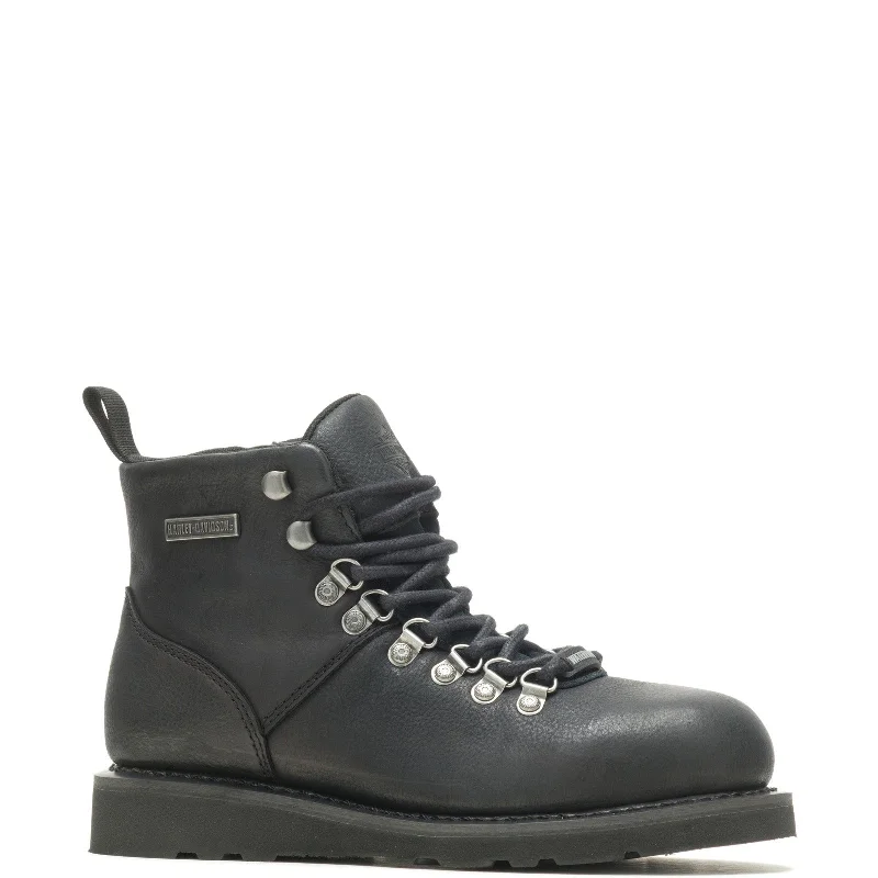 Soft Sole Shoes Discount Harley-Davidson Denway 4" D87233 Womens Black Leather Motorcycle Boots