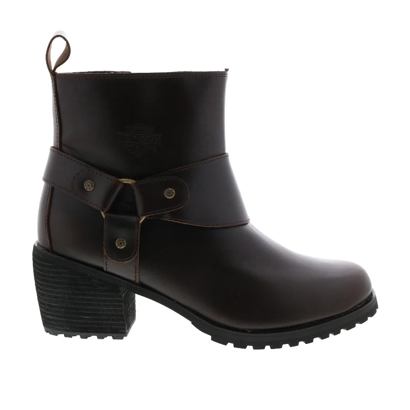 End Of Season Sale Harley-Davidson Lalanne Harness D84687 Womens Brown Leather Motorcycle Boots End Of Season Sale Harley-Davidson Lalanne Harness D84687 Womens Brown Leather Motorcycle Boots