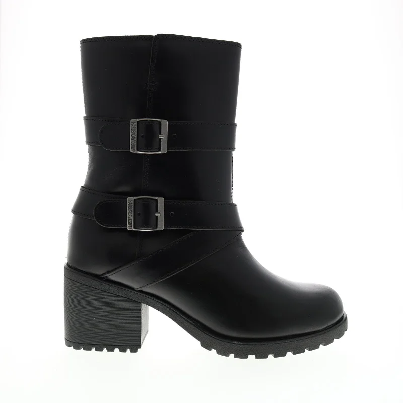 Women's Chic Footwear Harley-Davidson Lalanne Triple Strap D84713 Womens Black Motorcycle Boots Women's Chic Footwear Harley-Davidson Lalanne Triple Strap D84713 Womens Black Motorcycle Boots