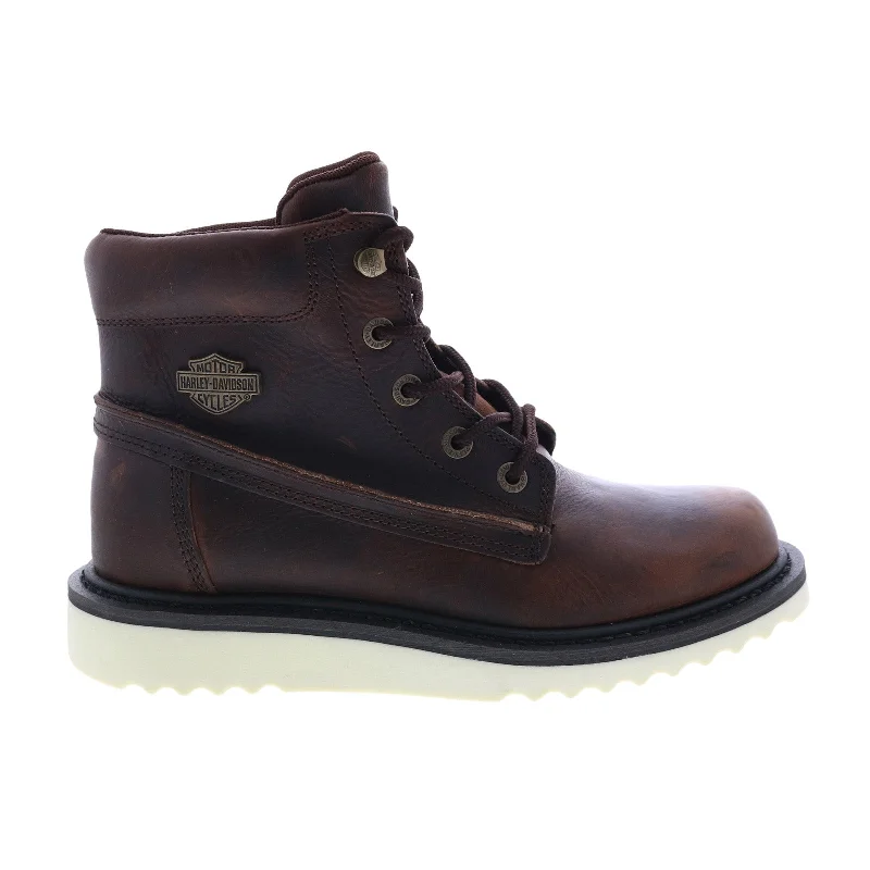 Effortless Style, Endless Impact Harley-Davidson Marconi 5" Seam D84726 Womens Brown Leather Motorcycle Boots Effortless Style, Endless Impact Harley-Davidson Marconi 5" Seam D84726 Womens Brown Leather Motorcycle Boots