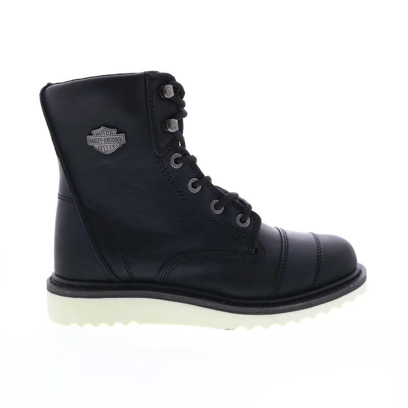 Chic & Cozy Collection Harley-Davidson Marconi 7" Lace Seam D84727 Womens Black Motorcycle Boots Chic & Cozy Collection Harley-Davidson Marconi 7" Lace Seam D84727 Womens Black Motorcycle Boots
