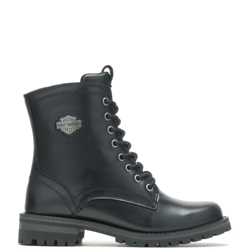 Trend Leading Collection Harley-Davidson Walsen 5" Lace D87254 Womens Black Leather Motorcycle Boots Trend Leading Collection Harley-Davidson Walsen 5" Lace D87254 Womens Black Leather Motorcycle Boots