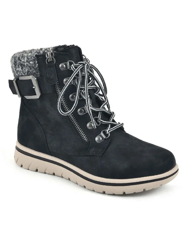 Women's Versatile Shoes Hearty Womens Faux Suede Winter & Snow Boots