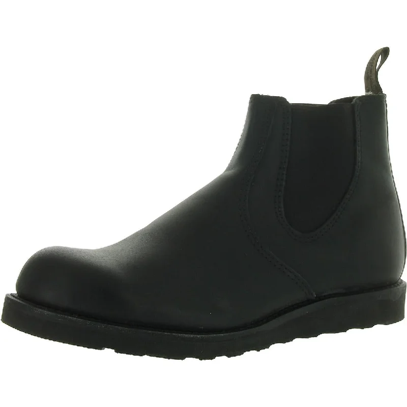 Fashion Sale HERITAGE CLASSIC CHELSEA Womens Faux Leather Round toe Ankle Boots