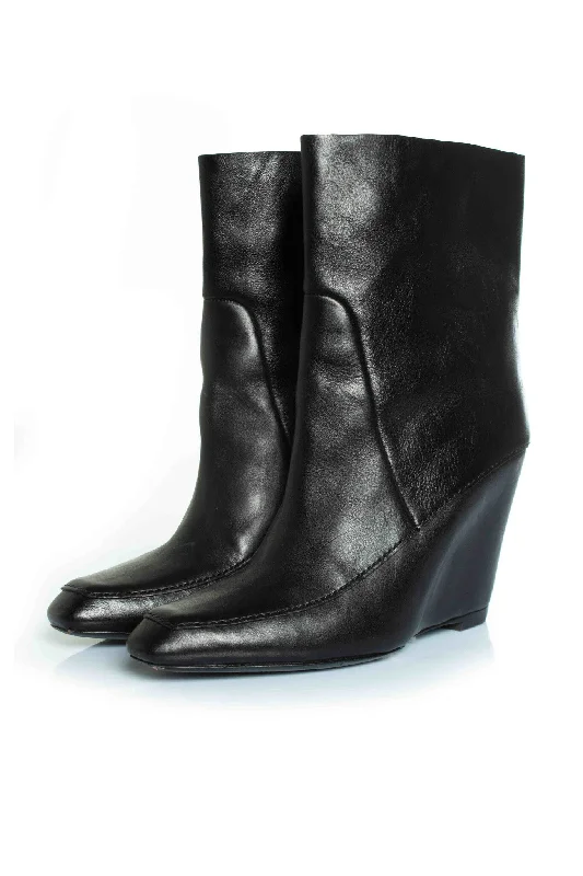 Comfortable Fashion Shoes hidden platform ankle boots