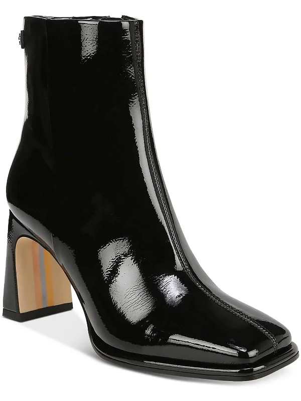 Comfortable Fashion Shoes Irie 2 Womens Patent Square Toe Ankle Boots