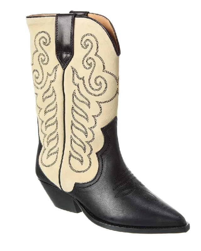 Fashion Sale Isabel Marant Duerto Suede & Leather Boot