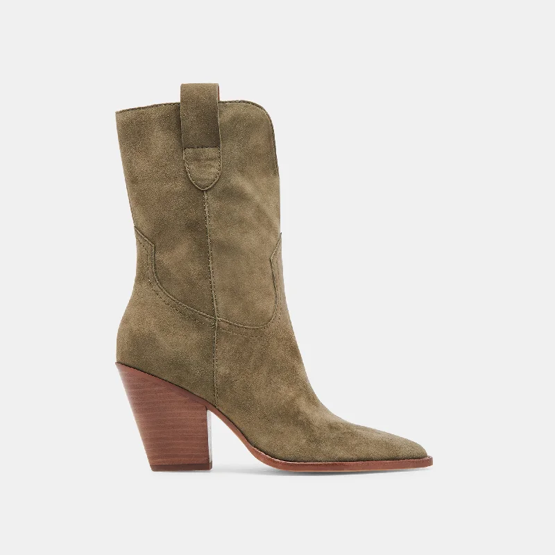 Vintage-Modern Style Offers JESSEY BOOTS MOSS SUEDE