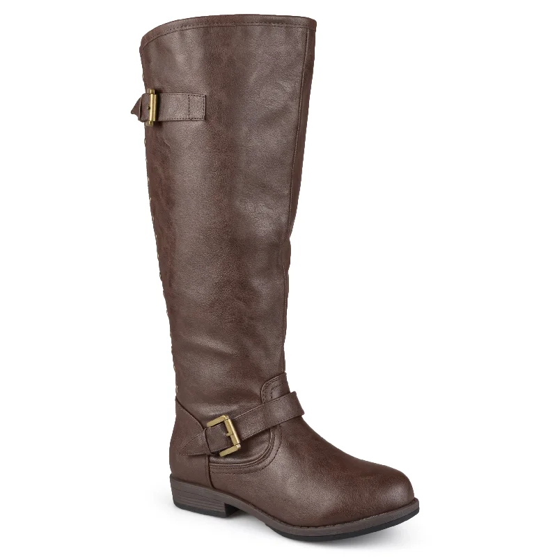 Women's Non-Slip Flats Journee Collection Women's Extra Wide Calf Spokane Boot
