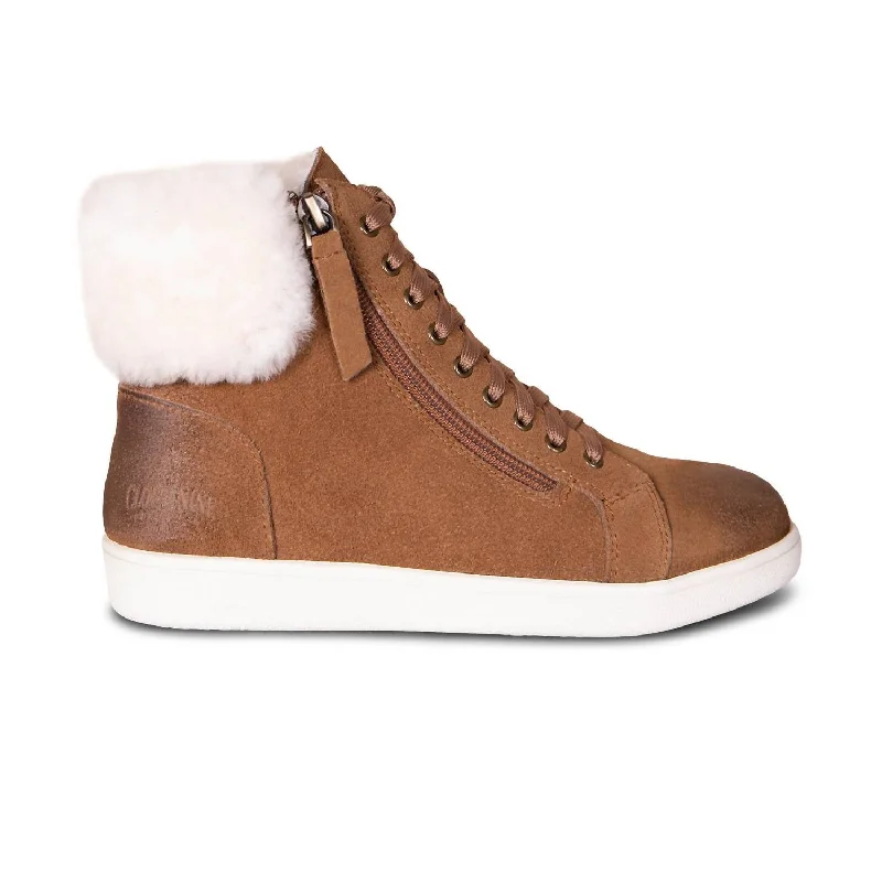 Elegant Evening Shoes Deal Ladies Chelsea Sneaker In Brown