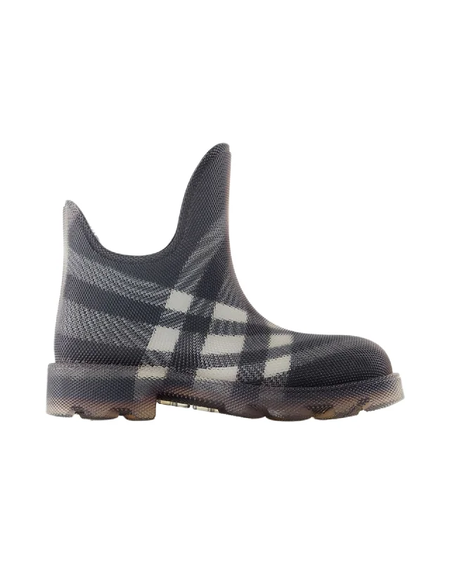 Women's Office Shoes Lf Marsh Low Ankle Boots - Burberry - Rubber - Black