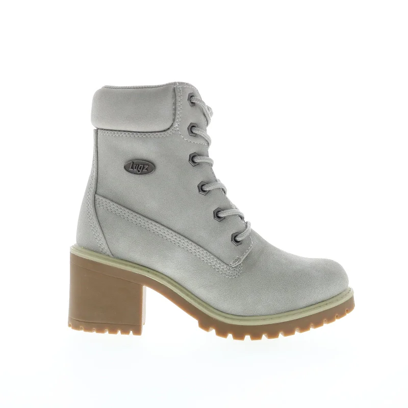 Comfortable Travel Shoes Lugz Clove WCLOVE-0534 Womens Gray Synthetic Lace Up Casual Dress Boots Comfortable Travel Shoes Lugz Clove WCLOVE-0534 Womens Gray Synthetic Lace Up Casual Dress Boots