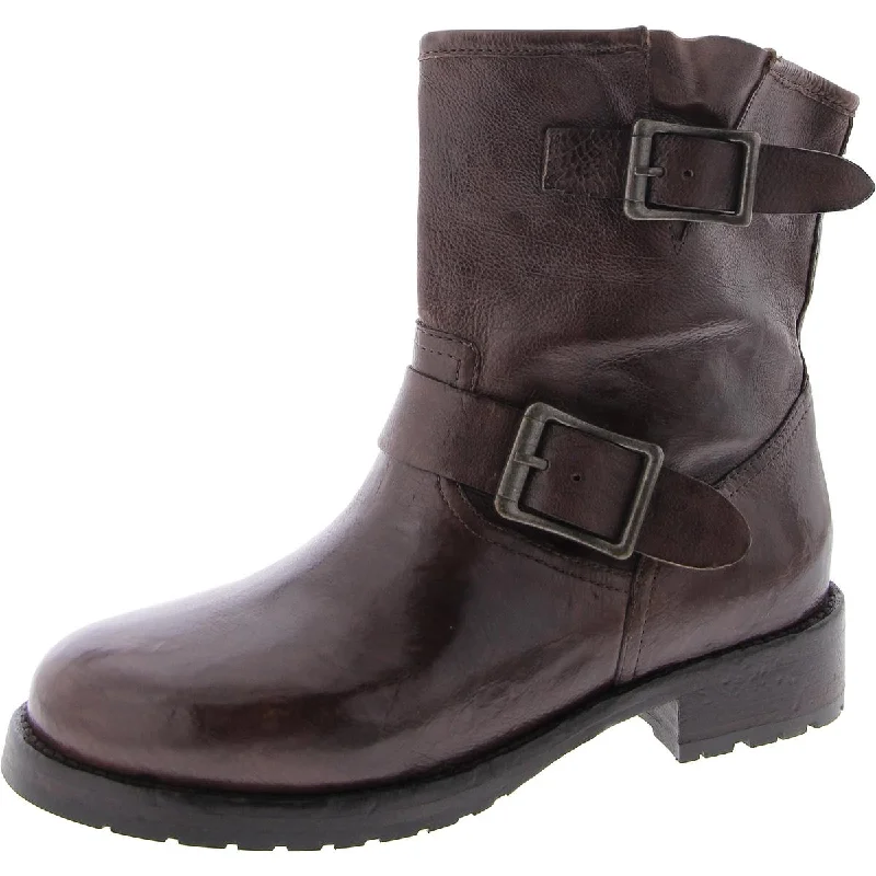 Breathable Shoes Discount Lulah Womens Leather Buckle Ankle Boots