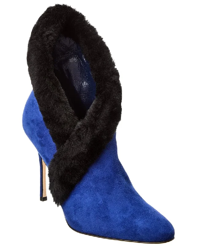 Chic & Modern Sales Manolo Blahnik Nestanu 105 Suede Boot
