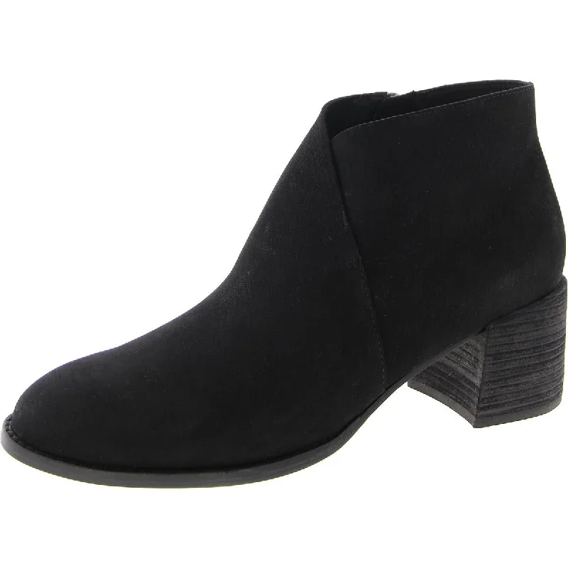 Women's Everyday Flats MELROSE Womens Almond toe Block heel Ankle Boots