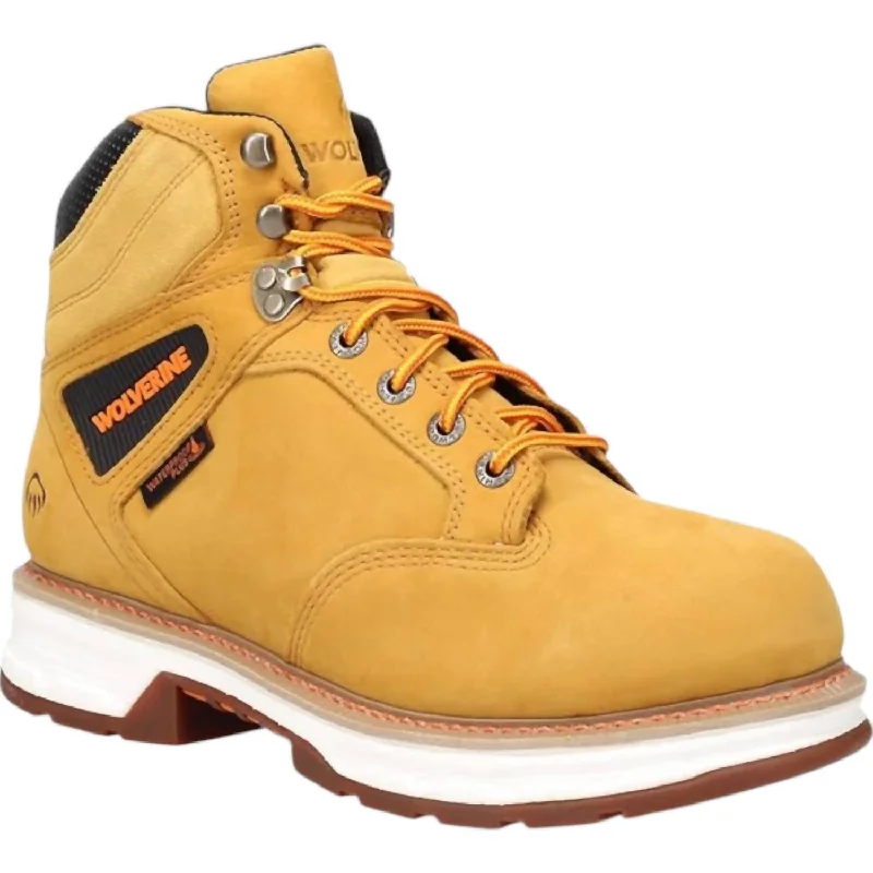 Slip-Resistant Shoes Discount Men's Hellcat Ultraspring 6" Carbonmax Boot In Wheat