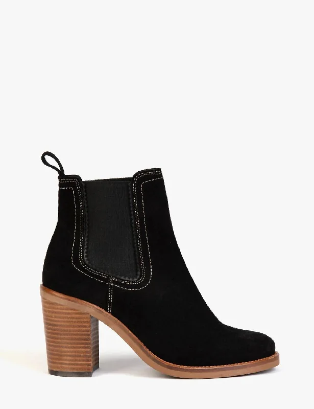 Soft Sole Shoes Paloma Rociera Suede Boot In Black