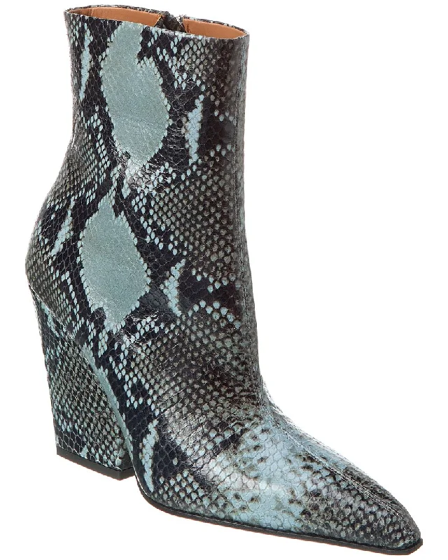 Chic Styles Paris Texas Jane Leather Ankle Boot