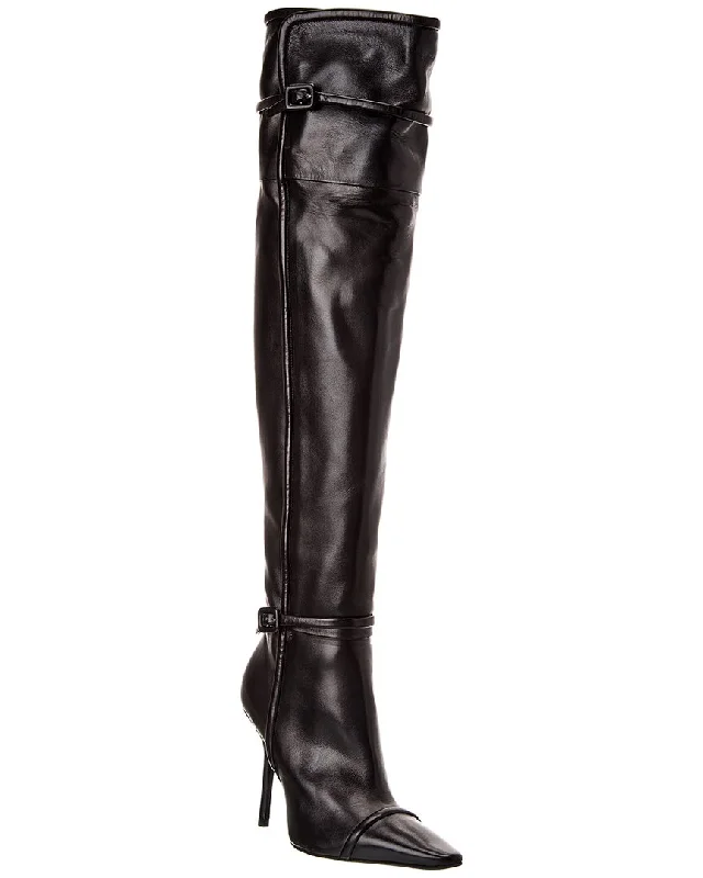 Bold Fashion Roger Vivier Leather Knee-High Boot