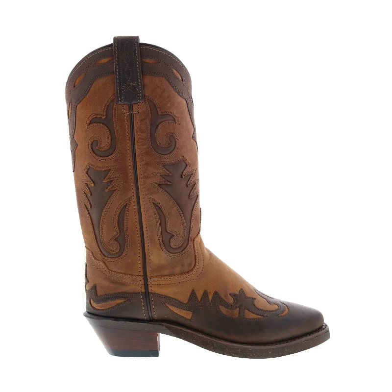 Sophisticated Street Style Offers Sage 4561 Womens Brown Leather Slip On Cowboy Western Boots Sophisticated Street Style Offers Sage 4561 Womens Brown Leather Slip On Cowboy Western Boots